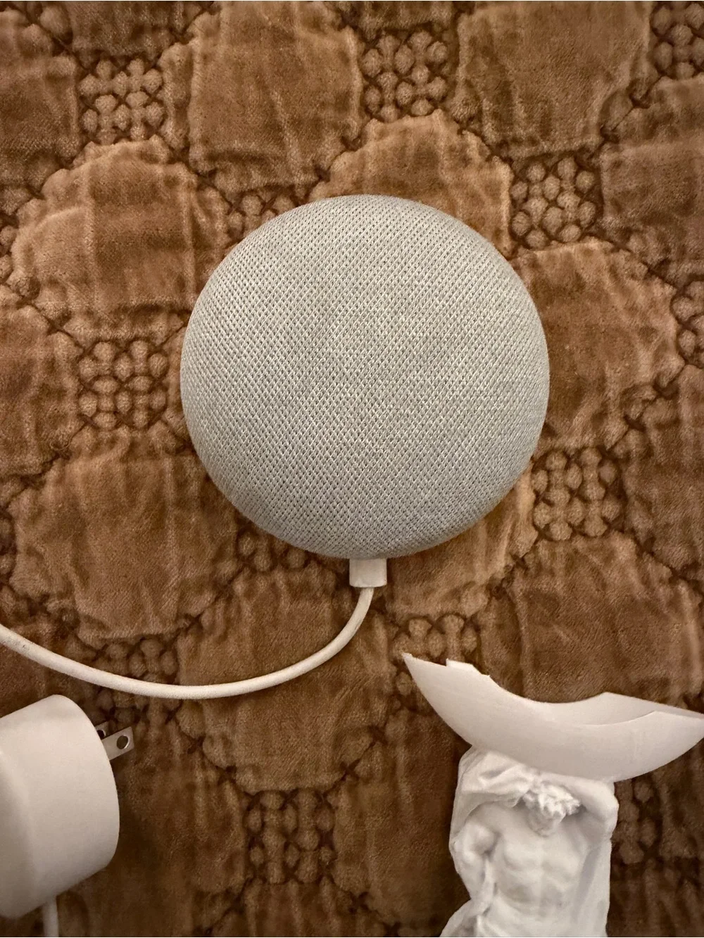 Google Home Speaker with Roman Decorative Stand